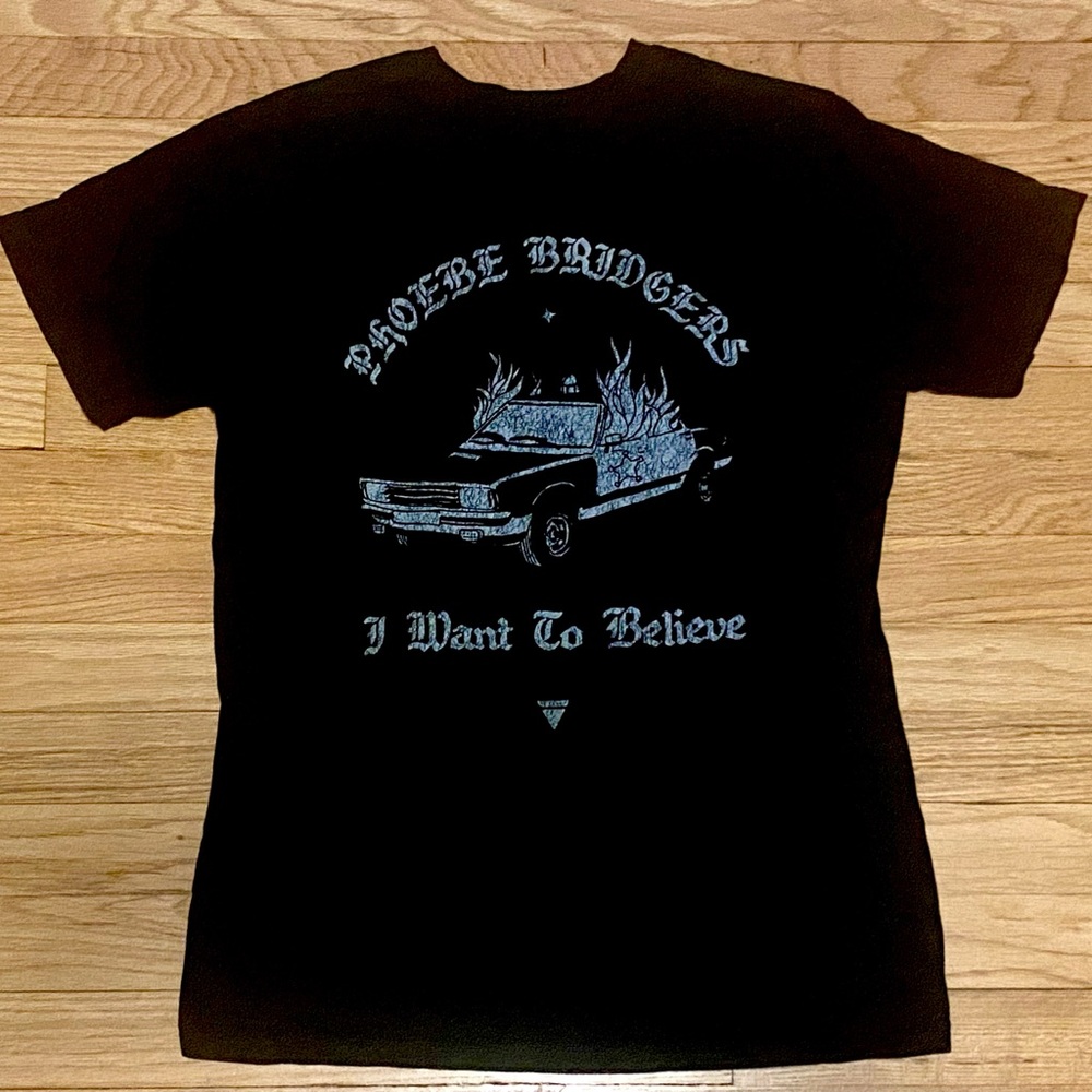 PHOEBE BRIDGERS front and back graphic shirt (back shown first). Very rad.